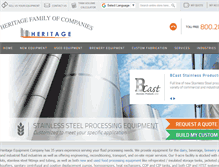 Tablet Screenshot of heritage-equipment.com